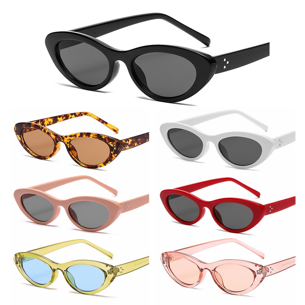 Kính Mát Hình Mắt Mèo Chống Tia UV 400 Thời Trang Cá Tính Cho Nữ