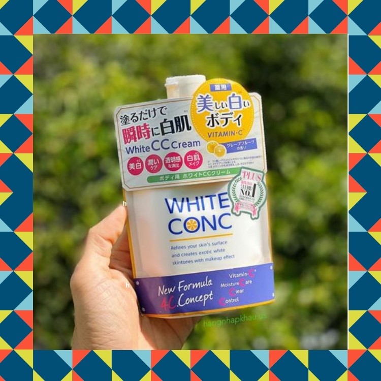 Sữa Dưỡng thể White Con CC cream 200g nội địa Nhật.