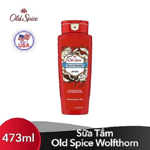 [Chính hãng] Sữa tắm Old Spice Wolfthorn Body Wash 473 ml - Hàng USA