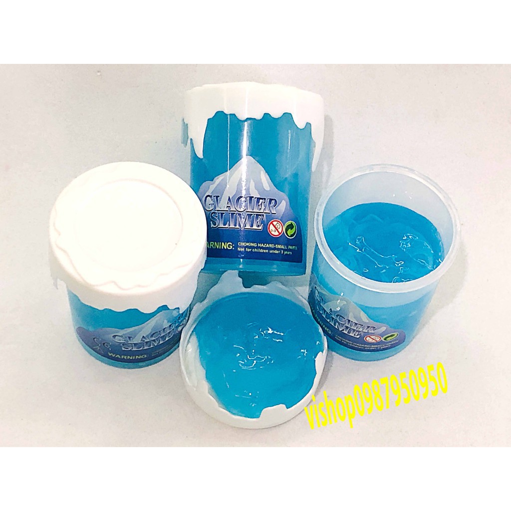 đồ chơi slime núi tuyết - slime lỏng mã VXA11 Vbán x0ng