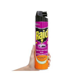 Thanh Hóa - Bình xịt côn trùng Raid hương cam chanh 600ml