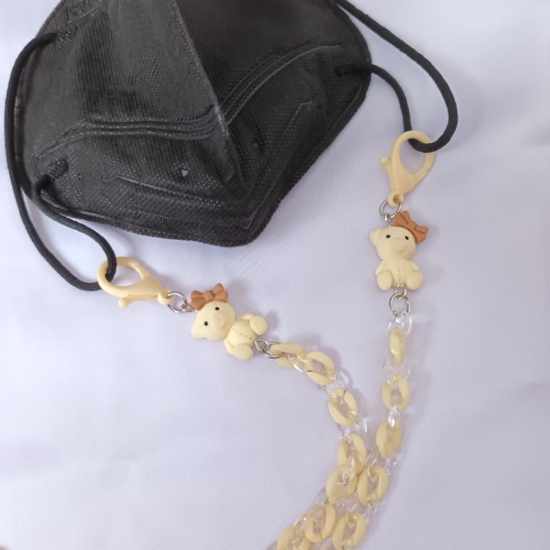 Dây đeo khẩu trang chống rớt kiểu Hàn hình gấu dễ thương mã DG23