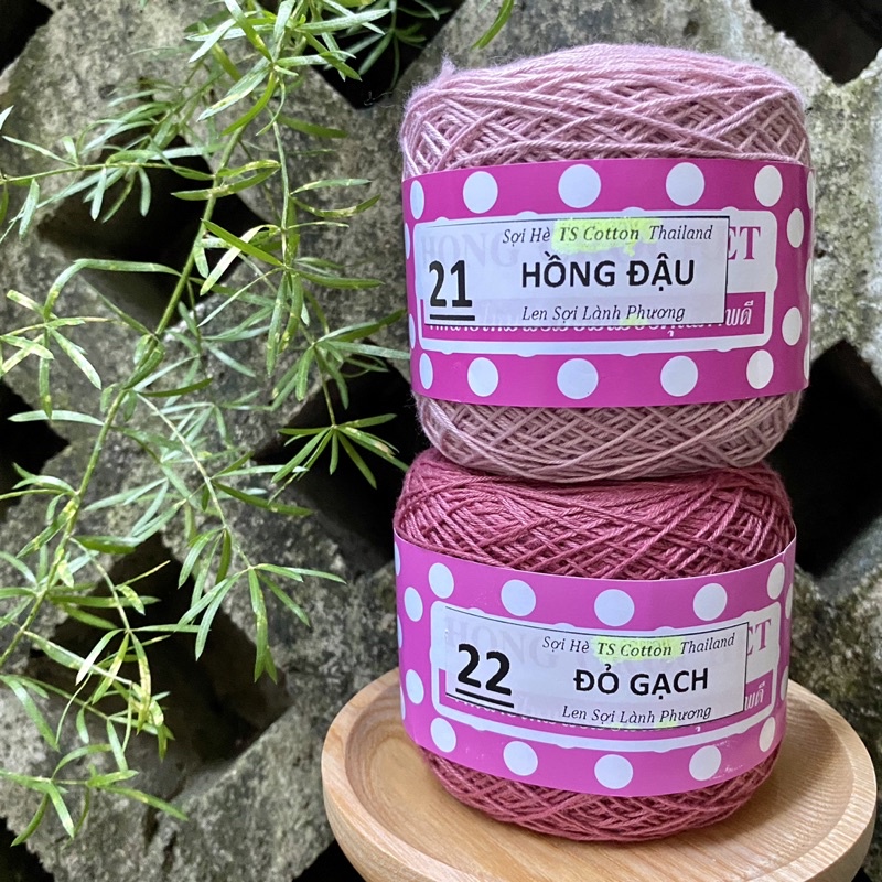 Sợi Hè TS COTTON Bóng Mềm Mại, Thích Hợp Móc Váy Áo Mùa Hè
