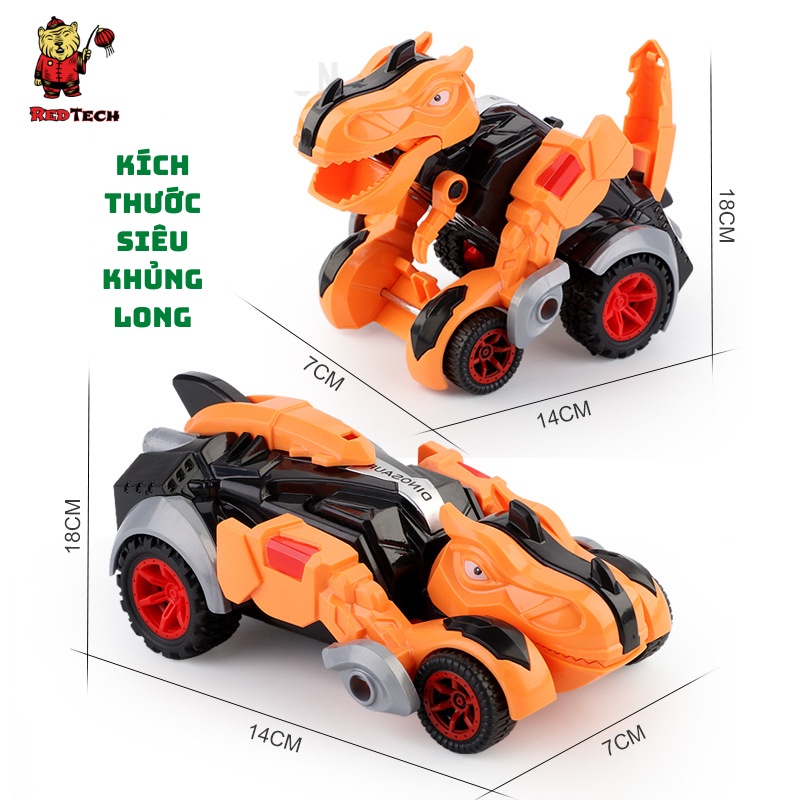 Ô tô biến hình khủng long RedTech