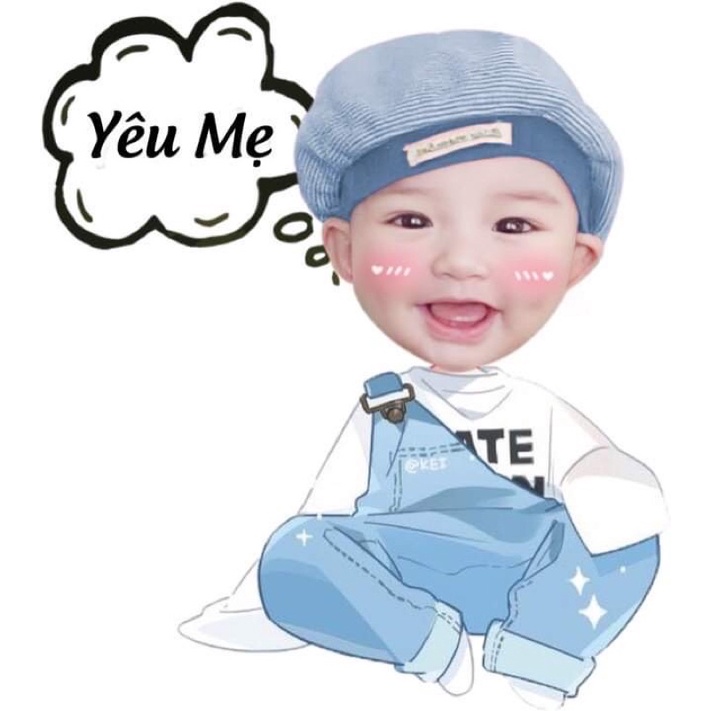 Hình chibi sinh nhật  cao 25cm, thiết kế chibi sinh nhật cho bé trang trí tiệc sinh nhật