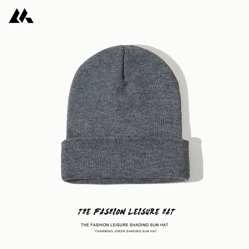 Mũ len nam nữ Ulzzang Beanie trơn Nón len giữ ấm thời trang thu đông phong cách hàn quốc