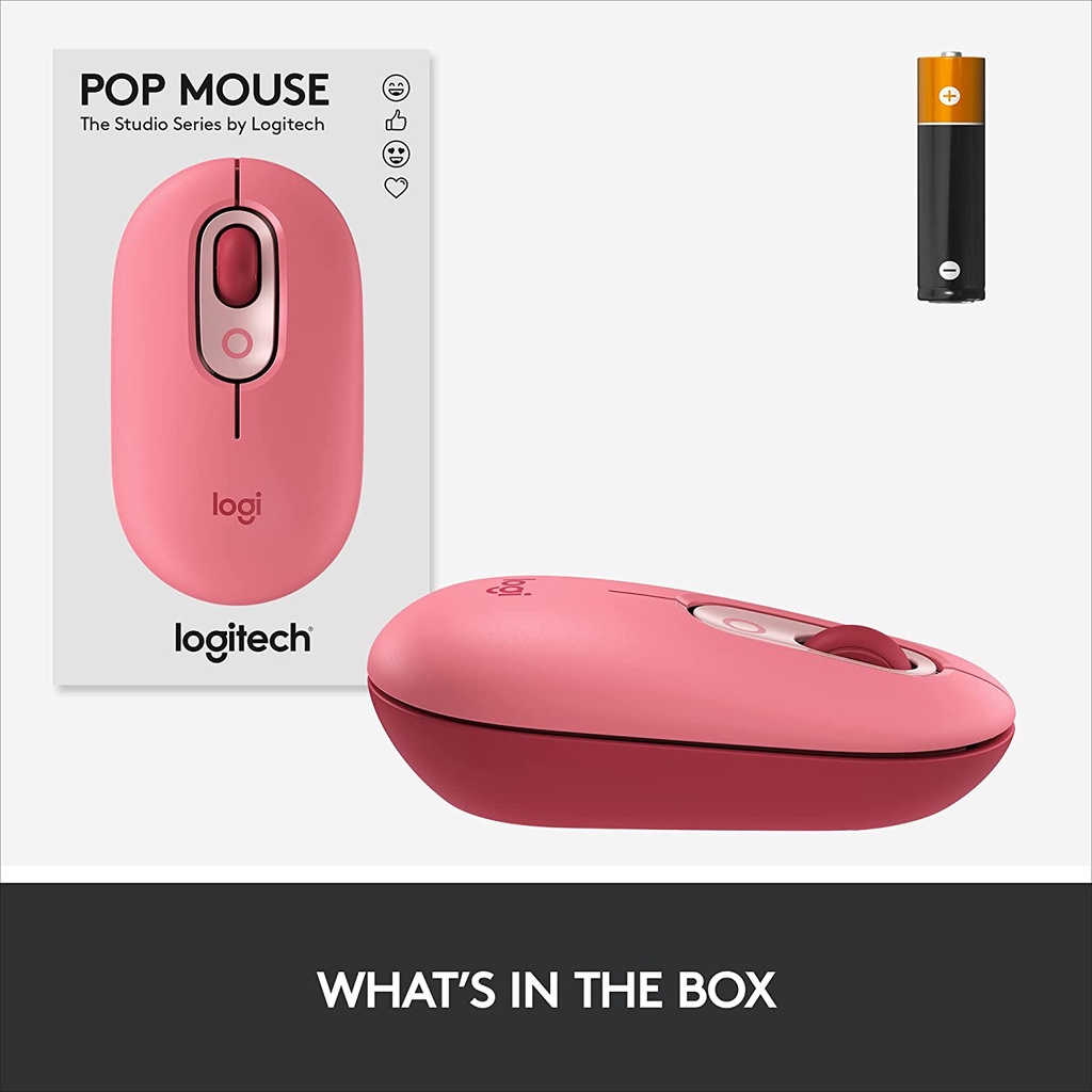 Chuột Không Dây Logitech POP Với Công Nghệ Cảm Ứng Yên Tĩnh Và Độ Chính Xác Cao