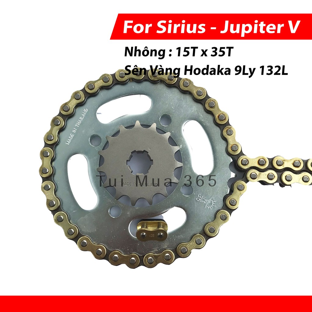 Nhông Dĩa Mặt Trời Sên Vàng Sirius, Jupiter V 15 x 35 ( Thái Lan )