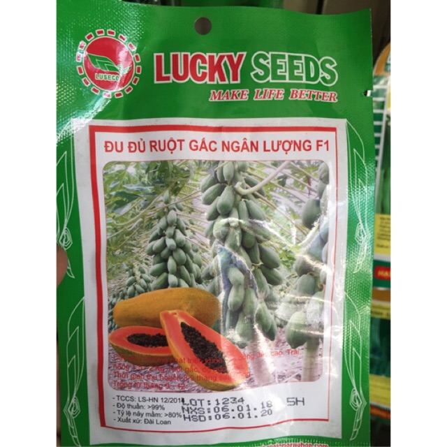 Hạt giống đu đủ ruột gấc