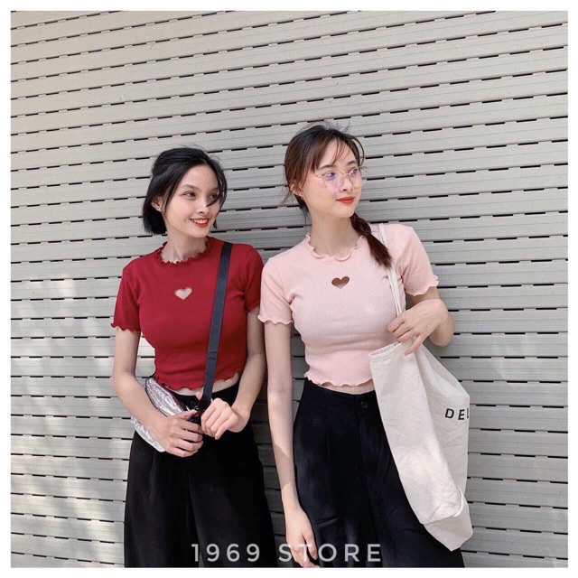 [Mã WARN10 giảm 10k đơn 99k] Áo coptop khoét tim HSU1 | BigBuy360 - bigbuy360.vn