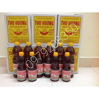 Nước mắm cá cơm Thu Hương _ loại chai 1 lít 44° đạm