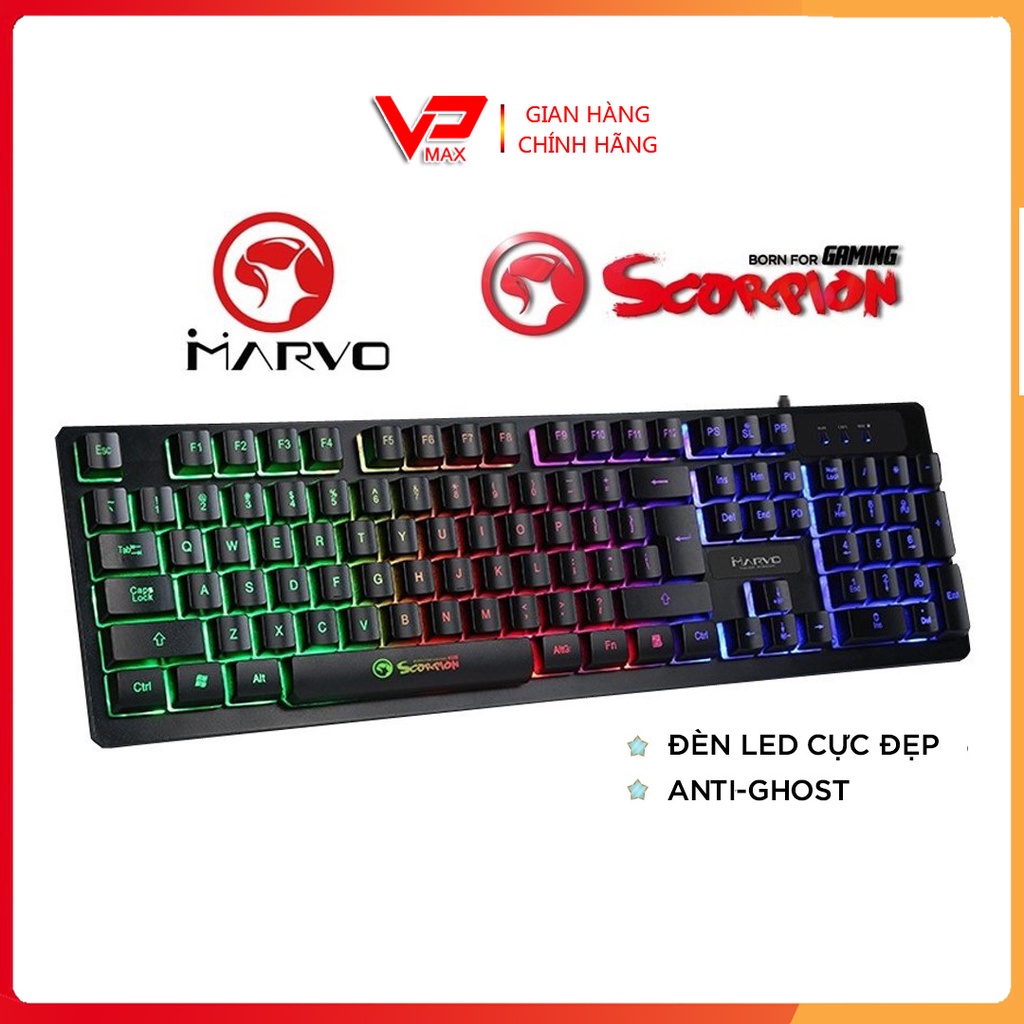 Bàn phím Giả cơ Mikuso  R8 Fortech KB132 Mini Gaming chơi game, văn phòng