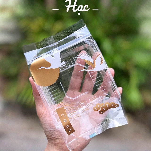 Set 100 khay nhựa + túi nilong đựng bánh trung thu