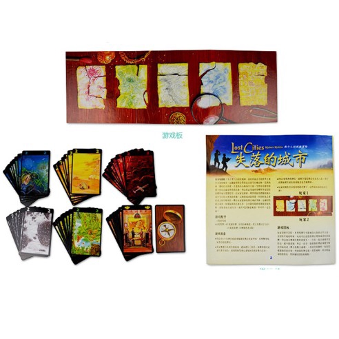 Bộ Thẻ Bài Lost Cities Thú Vị Thích Hợp Cho Hai Người Chơi Trở Lên