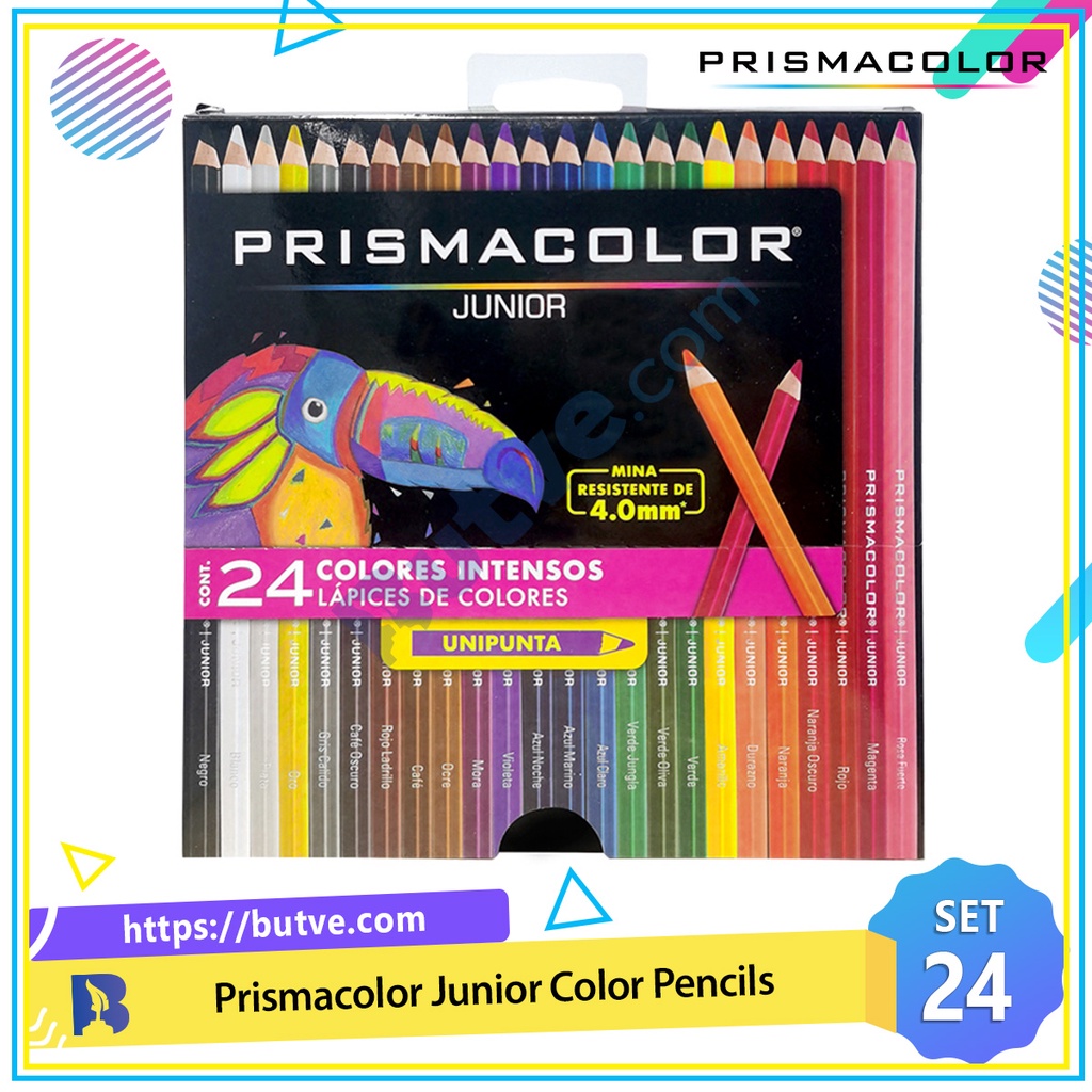 Bộ bút chì màu hạng phổ thông Prismacolor Junior - 24 Màu