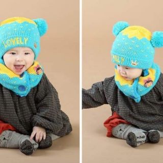 SET KHĂN MŨ LEN LOVELY