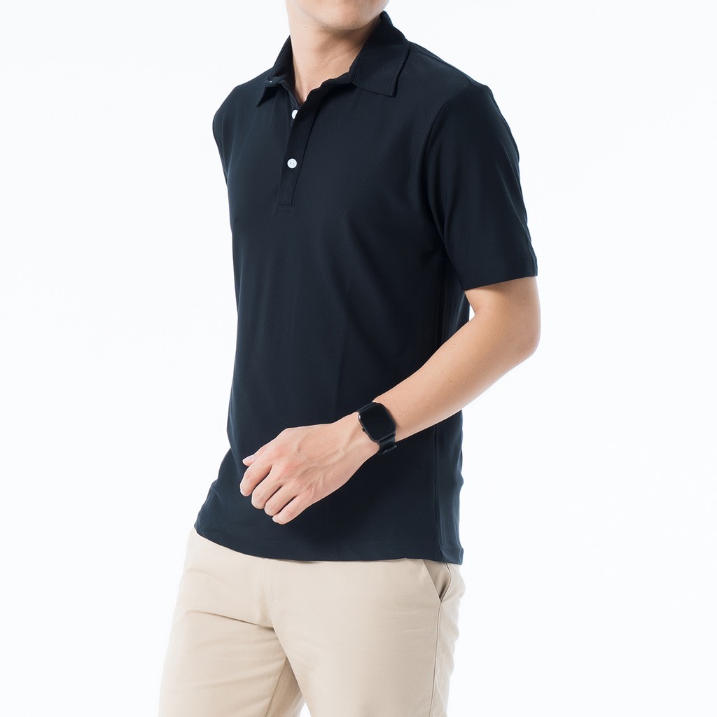 Áo Polo Nam Trơn Rough Vải Cotton Cá Sấu CVC Chống Nhăn, Form Suông Basic | BigBuy360 - bigbuy360.vn