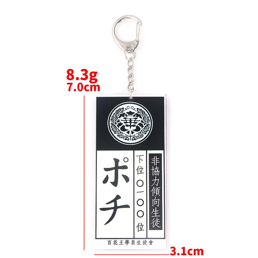 EPOCH Acrylic Cosplay Jewelry Mary Pendant Necklace Anime Kakegurui Necklace Ryouta Suzui Saotome Compulsive Gambler Yumeko Jabami Unisex Key Chain