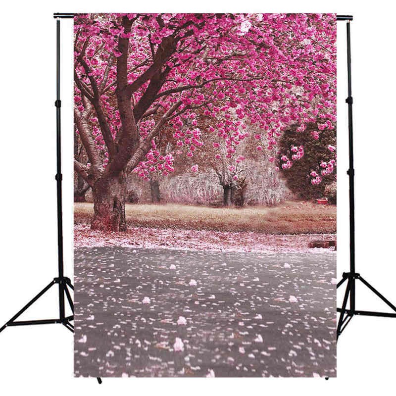 Phông nền chụp ảnh studio hình cây hoa kích thước 3x5ft