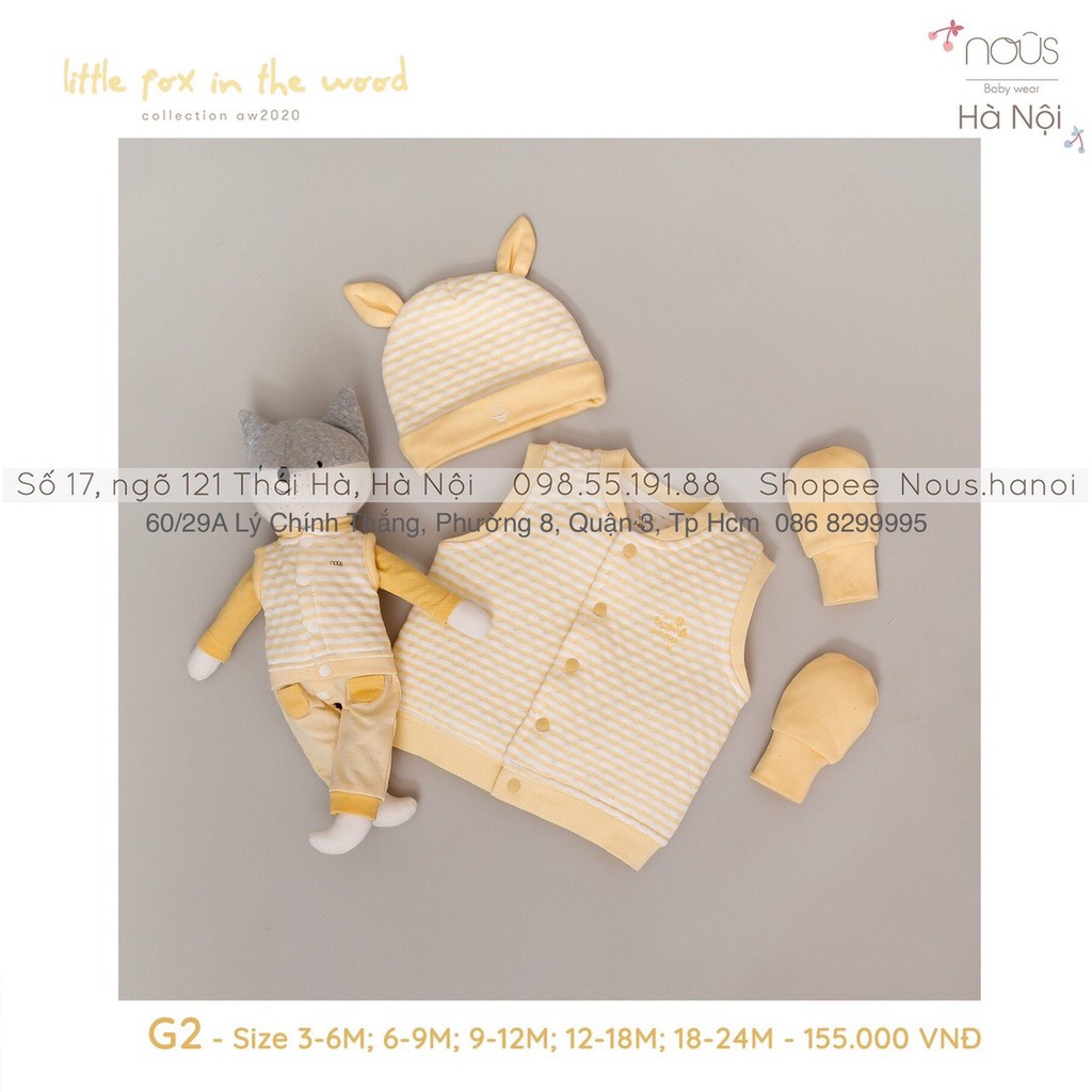Áo Gile NOUS mới
