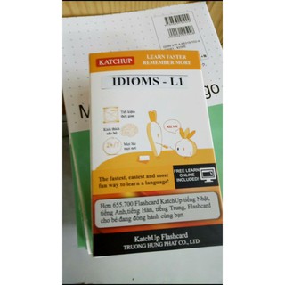 Flashcard IDIOMS – Thẻ học Thành ngữ tiếng Anh