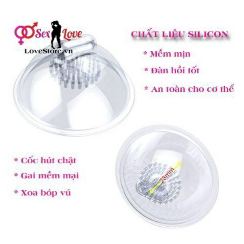 Máy massage ngực 99% zin