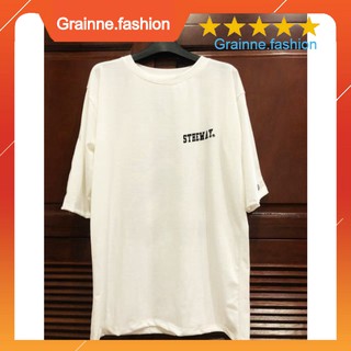 ÁO 5THEWAY BIGLOGO TRẮNG ĐEN BASIC TEE OVERSIZE - (Sp sẵn) 👗