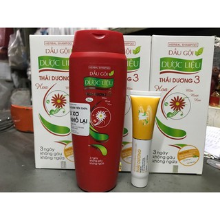 Dầu Gội Dược Liệu Thái Dương 3 200ml tặng kèm tuyp kem đánh răng dược liệu Thái Dương ( CHÍNH HÃNG)