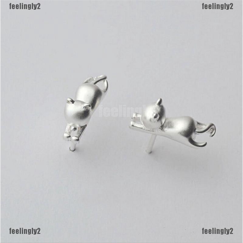 ❤Mặt Trời❤ Bông Tai Hình Mèo Dễ Thương Cho Nữ