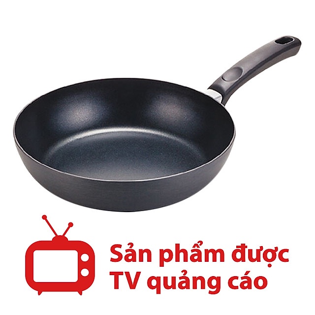 Chảo Lock&amp;Lock Cookplus Hard&amp;Light W/Coating Inside Okitsumo LHB2203OK-IH (20cm) - Đen