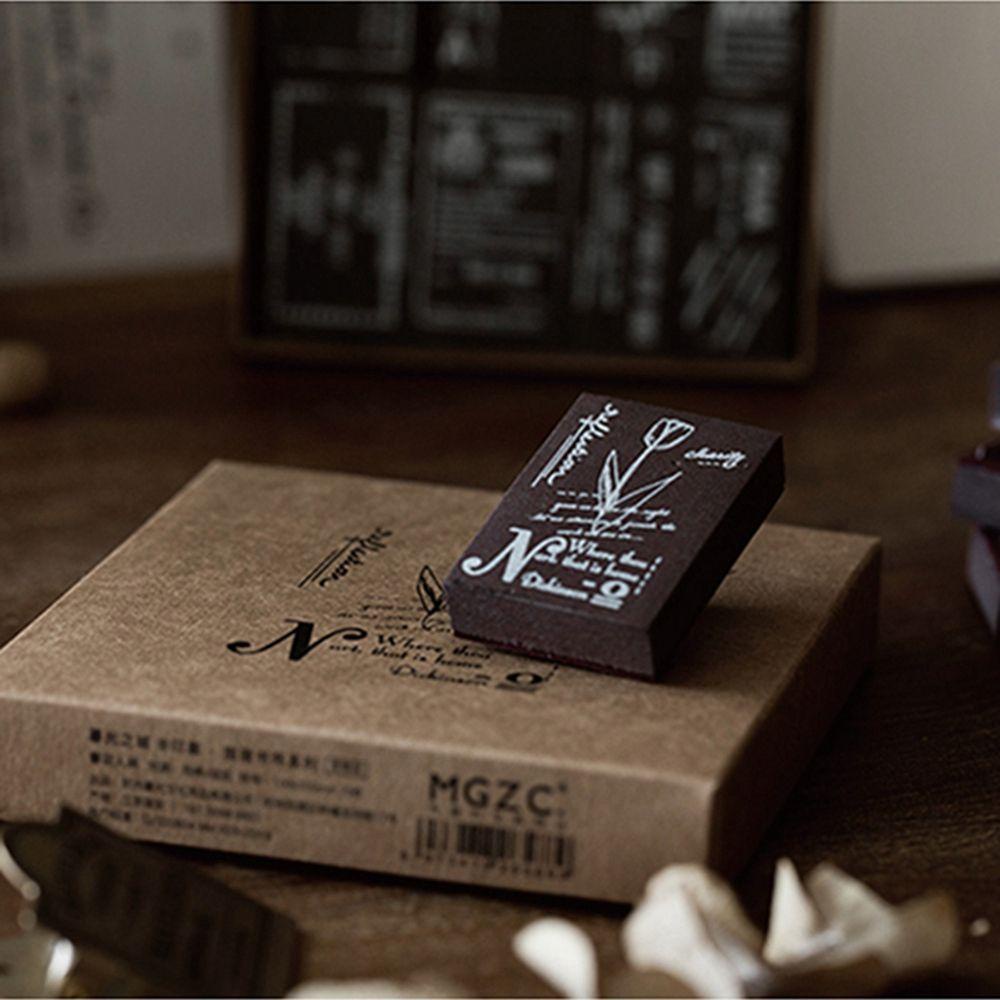 Con Dấu Dập Nổi Hình Vé Máy Bay Trang Trí Nhật Ký DIY