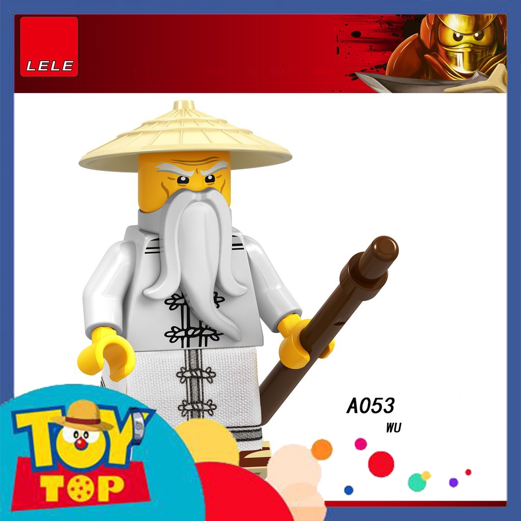 [Một con] Đồ chơi lắp ghép Ninja : Minifigure Ninjago nhân vật Garmadon Shark Army Jelly A049 - A056