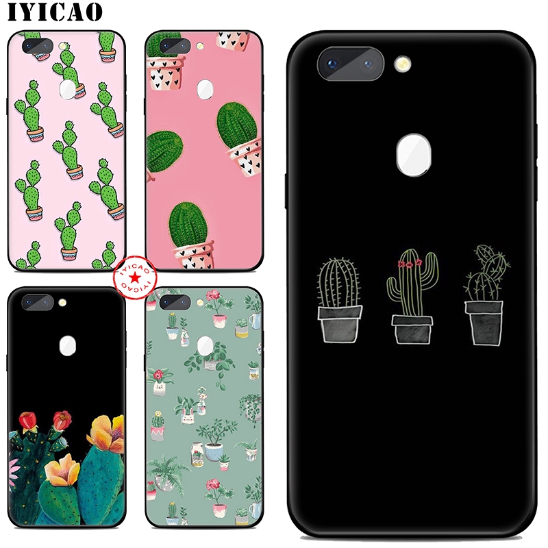 Ốp Điện Thoại Mềm In Hình Cây Xương Rồng 011 Cho OPPO A3s A39 F1s A1 F5 F7 F9 A37 A7 A77