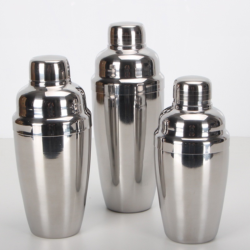 Bình lắc Shaker pha chế cocktail chất liệu inox