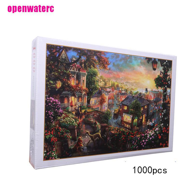 Bộ Đồ Chơi Xếp Hình 1000 Mảnh Hình Phong Cảnh Yên Tĩnh Cho Người Lớn Và Trẻ Em