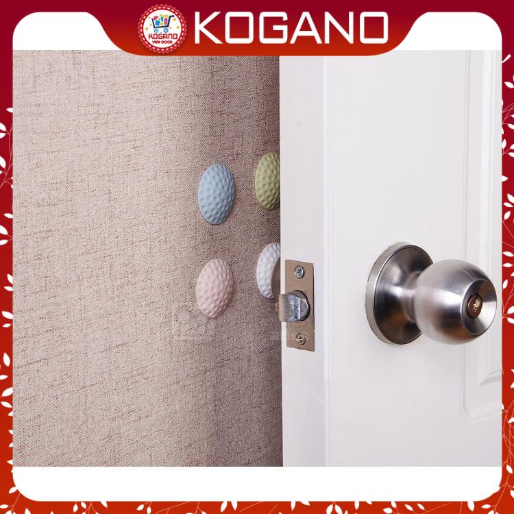 Miếng chặn cửa KOGANO nhựa silicon dán tường giảm ồn chống va đập tay nắm cửa an toàn cho bé ngủ ngon HG-001031