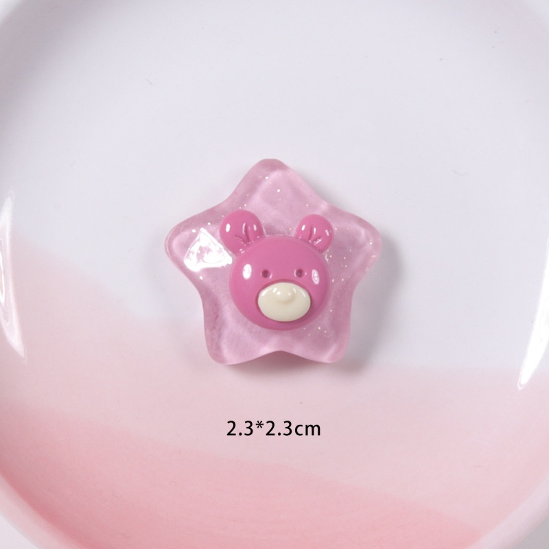 Phụ Kiện Trang Trí Điện Thoại / Sổ Tay Hình Gấu / Ngôi Sao / Trái Tim Hoạt