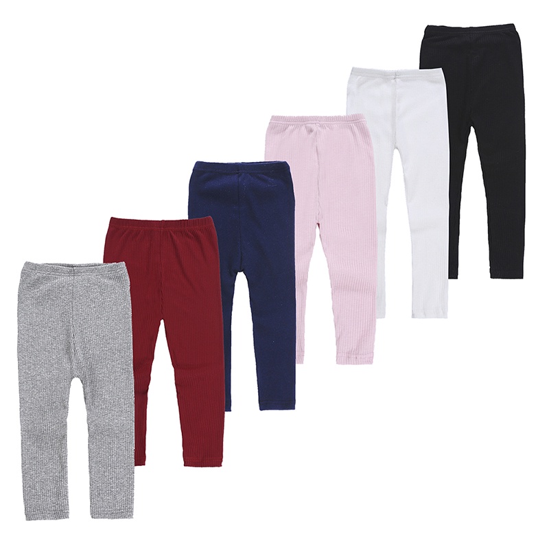 Quần legging co giãn dễ thương cho bé gái
