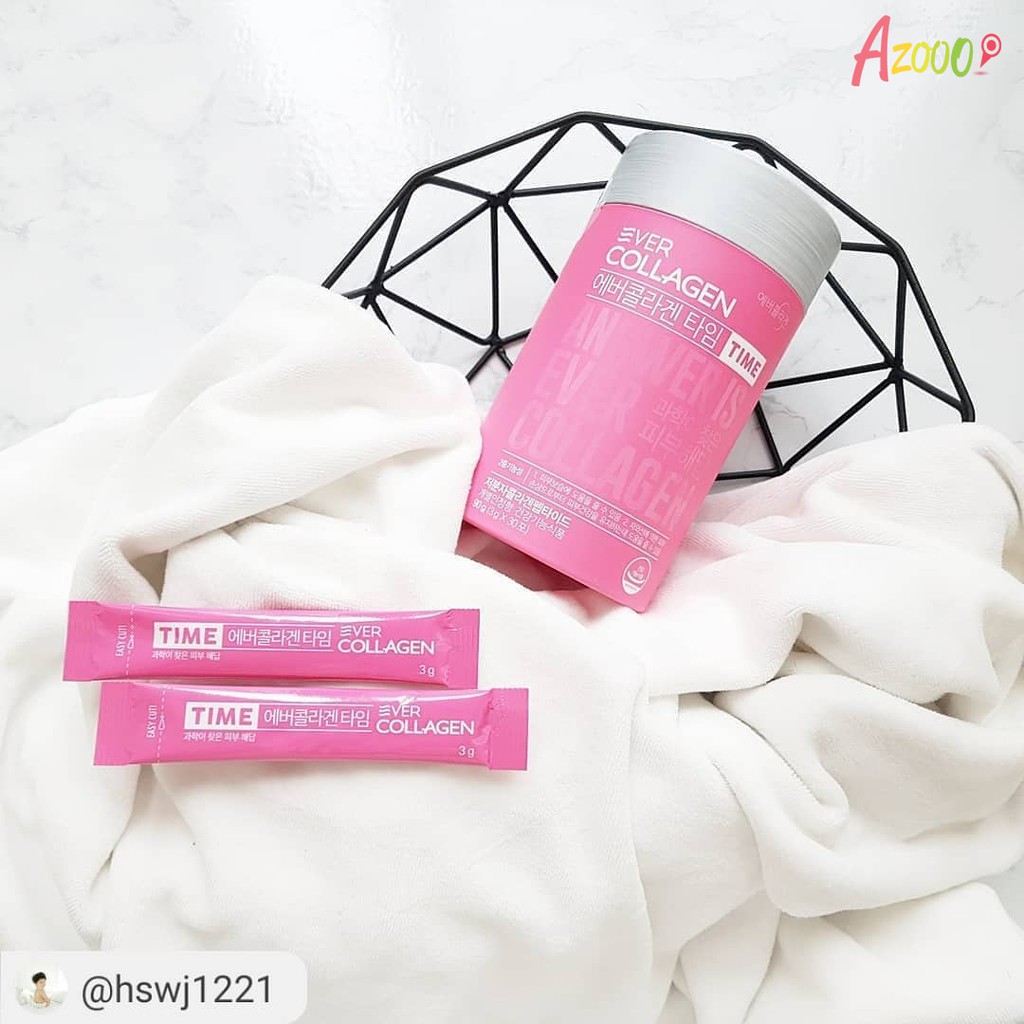 EVER COLLAGEN TIME dạng bột - Collagen số 1 Hàn Quốc [NHẬP KHẨU CHÍNH HÃNG] | Thế Giới Skin Care