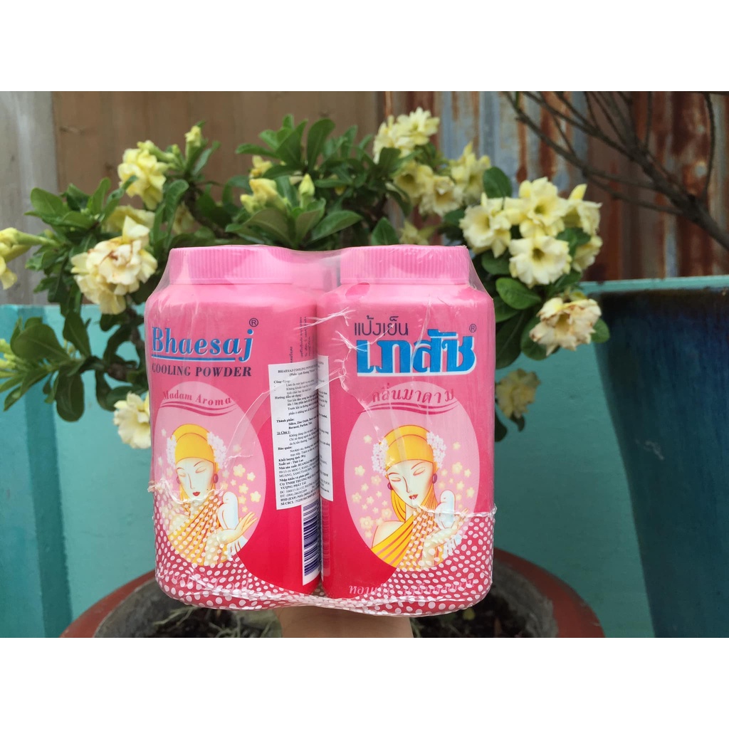 Phấn lạnh Bhaesaj Thái Lan - con chim Bồ Câu 50gr thơm mát làn da