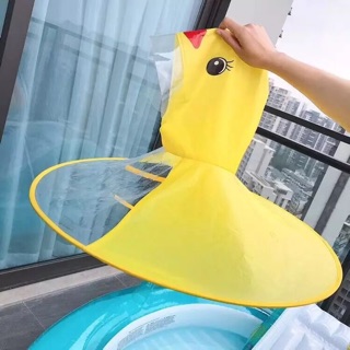 Áo mưa vịt con cho bé