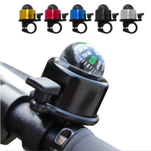 Chuông xe đạp hợp kim nhôm mạ điện nhiều màu la bà hình cầu