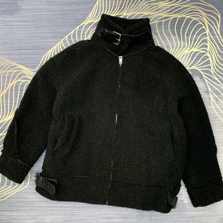 Áo khoác len B@lenciaga shearling jacket ss20