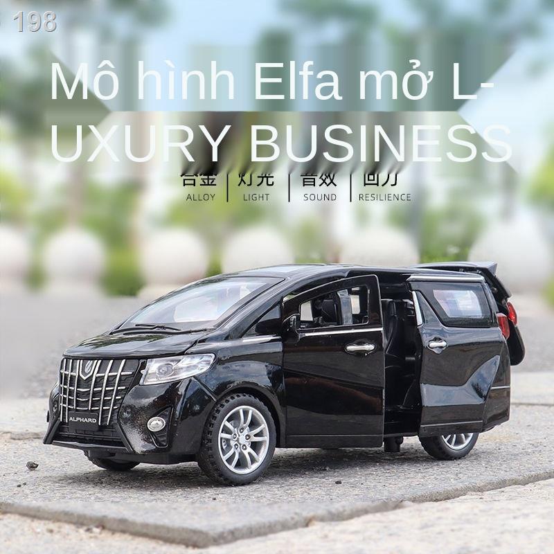 【2021】Alfa cao cấp mô phỏng xe van thành phố hợp kim hình kinh doanh bé trai bộ sưu tập đồ chơi loại dành cho người lớn