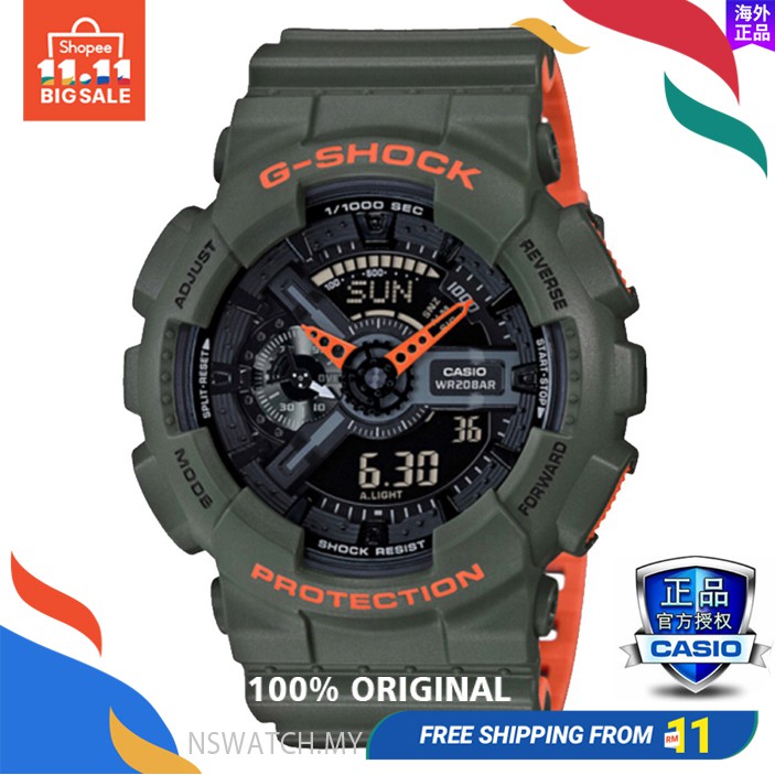 VUFs  loveHot sale augoriginal GA G-Shock ga110 wrist watch men digital sports watches green2022