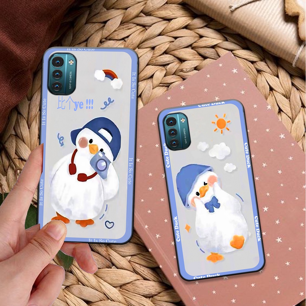 Ốp Nokia G21 in hình vịt trắng cute dễ thương đáng yêu siêu đẹp giá rẻ