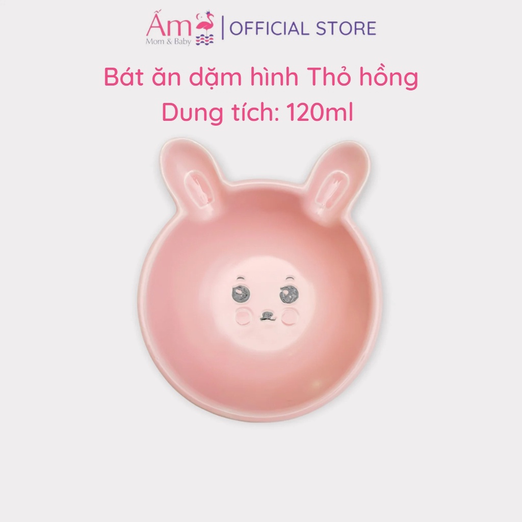 (Tặng Thìa) Bát Ăn Dặm Cho Bé  Bằng Sứ Hình Quả Bơ Cỡ Lớn Màu Sắc Bắt Mắt Ấm Baby Chịu Được Nhiệt Độ Cao Ấm Gift Decor