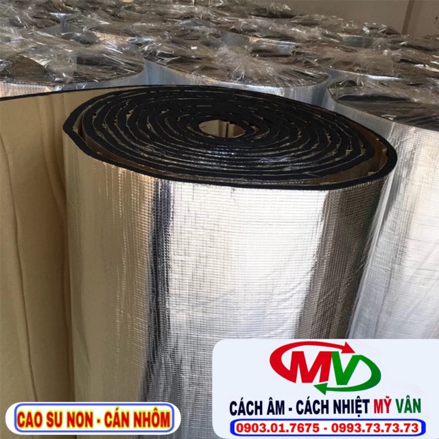 ✅✅ 1 Mét CAO SU CÁN BẠC - CHỐNG NÓNG - CHỐNG RUNG - CHỐNG CHÁY✅