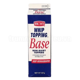Rich’s whip topping base 907g