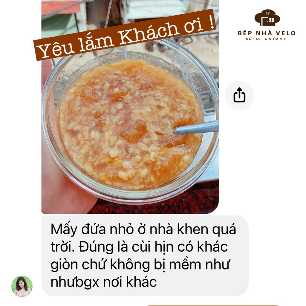 Set Chè Bưởi Đậu Xanh, Chè Bưởi An Giang, Nấu được 50 Ly - Bếp Nhà VeLo